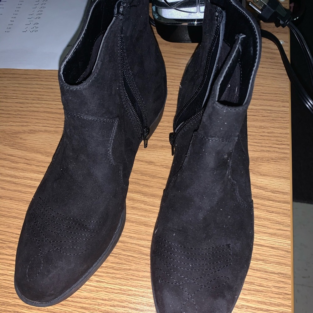 Poshmark black booties.
